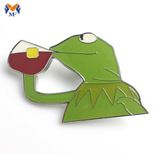 Cartoon frog animal metal pin badge custom