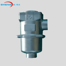 In tank hydraulic suction oil filter housing