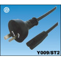 Cordon d’alimentation IRAM Argentine avec IEC C7 Plug