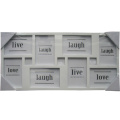 Ouverture 8 blanc ouvertures multiples Photo Frame