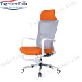 Executive high back mesh office chair with headrest