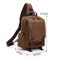 Fresion beiläufige leichte Leinwand Cross Body Taschen Wandern Reise Daypacks