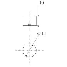 Piezo Rod for Ultrasonic Sensor OD14x10mm