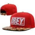 obedecer ajustable algodón snapback sombreros y gorras marca hip pop gorra de béisbol para el sombrero de sol de moda hombres