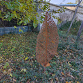 Corten Steel Decorative Lace Leaf Sculpture