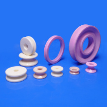 Fine polished alumina ceramic roller guide