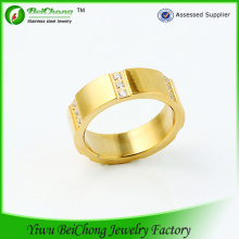 Latest Crystal Gold Wedding Ring Designs