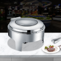 Stainless Steel Round Induction Chafing Dish