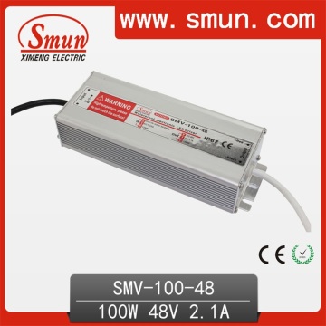 Smun 100W 48V impermeabilizan la fuente de alimentación del LED con CE RoHS