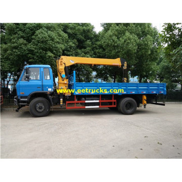 Dongfeng 8 Ton Truck Mounted Hydraulic Cranes