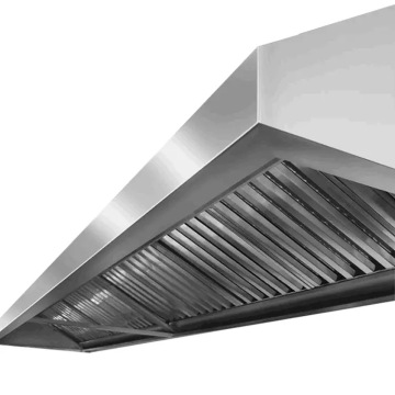 Rotary sushi restaurant range hood