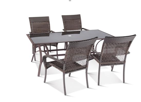 Outdoor Rattan Dining Export PE Round Furniture