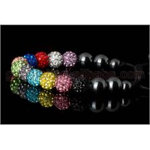 Rainbow shamballa bracelets