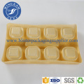 Plastic Flocked Factory Tray With Cover Protect