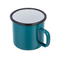 Wholesale custom logo printed steel metal enamel mug