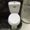 Toilettes à deux pièces en porcelaine de couleur blanche pour salle de bain