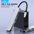 6 en 1 Small HUB USB pour ordinateur portable