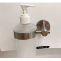 Manual Glass Bottle Soap Dispenser For Bathroom