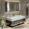 Floating Bathroom Vanities with Mirror Lights