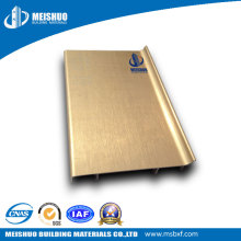 Waterproof Decorative Polished Aluminum Wall Baseboard