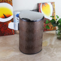 Leather Covered Aotomatic Sensor Waste Bin (E-12LC)