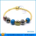 Custom Fashion Jewelry Rhinestone Charm, Bead Charm Bracelet Vente en gros