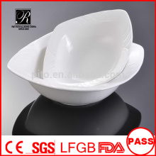 Wholesale porcelain /ceramic soup bowl banquet square salad bowl