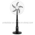 Ventilador de Pedestal/soporte recargable AC/DC con salida USB