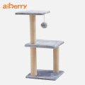 Aiberry Deluxe Wooden Cat Scratch Board Pet Tower