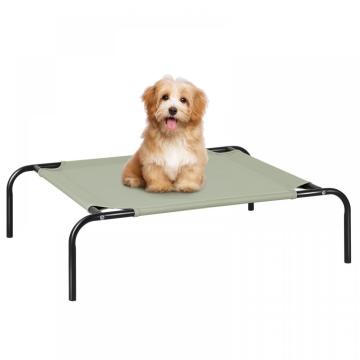 Olive Green Free Standing Polyester Pet Bed