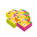 3x3 inch printing logo sticky notes cube