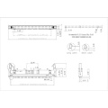 2.54*2.54mm(0.100") 2 Rows Male Ejector Header Connector DIP 180°