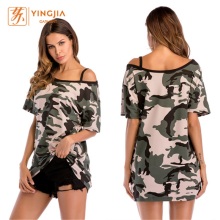 Camouflage Sexy Ladies T-Shirt