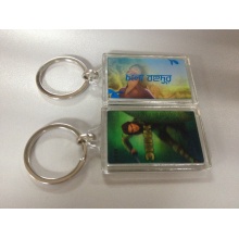 2015 Plastic 3D Custom Acrylic Keychain