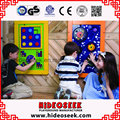 Round Wooden Play Panel on Wall