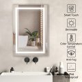 LED Bathroom Mirror Wall Mounted Vanity Makeup Mirror