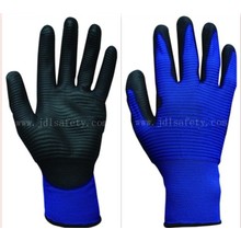 Blue Structured Work Glove with PU Dipping (PN8020-15)
