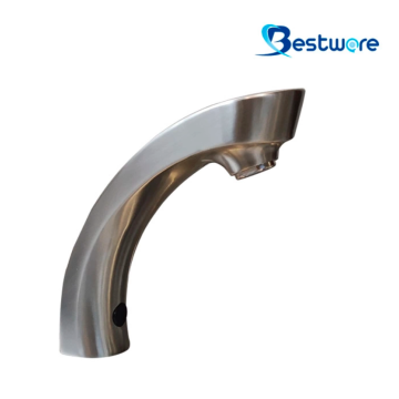 Vessel Touchless Sink Faucet In Bathroom