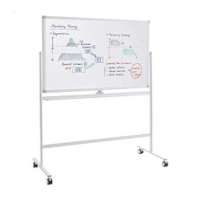 Double Sided Magnetic Writing Board on Wheels Amazon