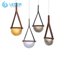 Lámparas colgantes de vidrio bronce LEDER