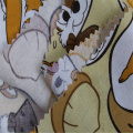 Cartoon Squirrels Cotton Plain Printed Fabric