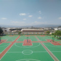 Court de basket-ball a roulé des revêtements de sol