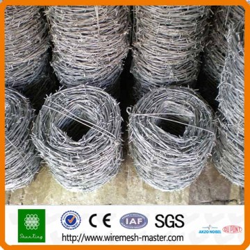 Best price Galvanized/PVC coated barbed wire manufacturer (ISO Direct factory)