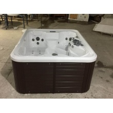 High Quality 3 Seat Backyard MassageBathtub