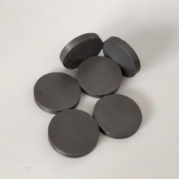 Black Ferrite Circular Disc Magnets Ceramic Magnetic Buttons