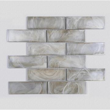 Maison de nuage blanc motif en verre mosaïque carreaux d&#39;entrée