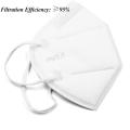 KN95 Máscara Respirador Fold Dust Mask Anti-Wove Earloop Anti Virus Filter N95 Mask