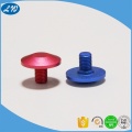 CNC turning aluminum anodized non standard screw cap