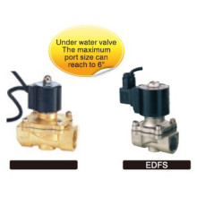 Válvulas de la serie EDF utilizadas en agua