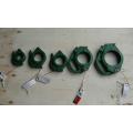 Concrete pump hose clamp